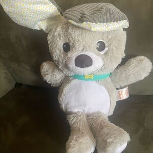 Bright Starts Belly Laughs Puppy Dog Plush Toy Pop Up Ears